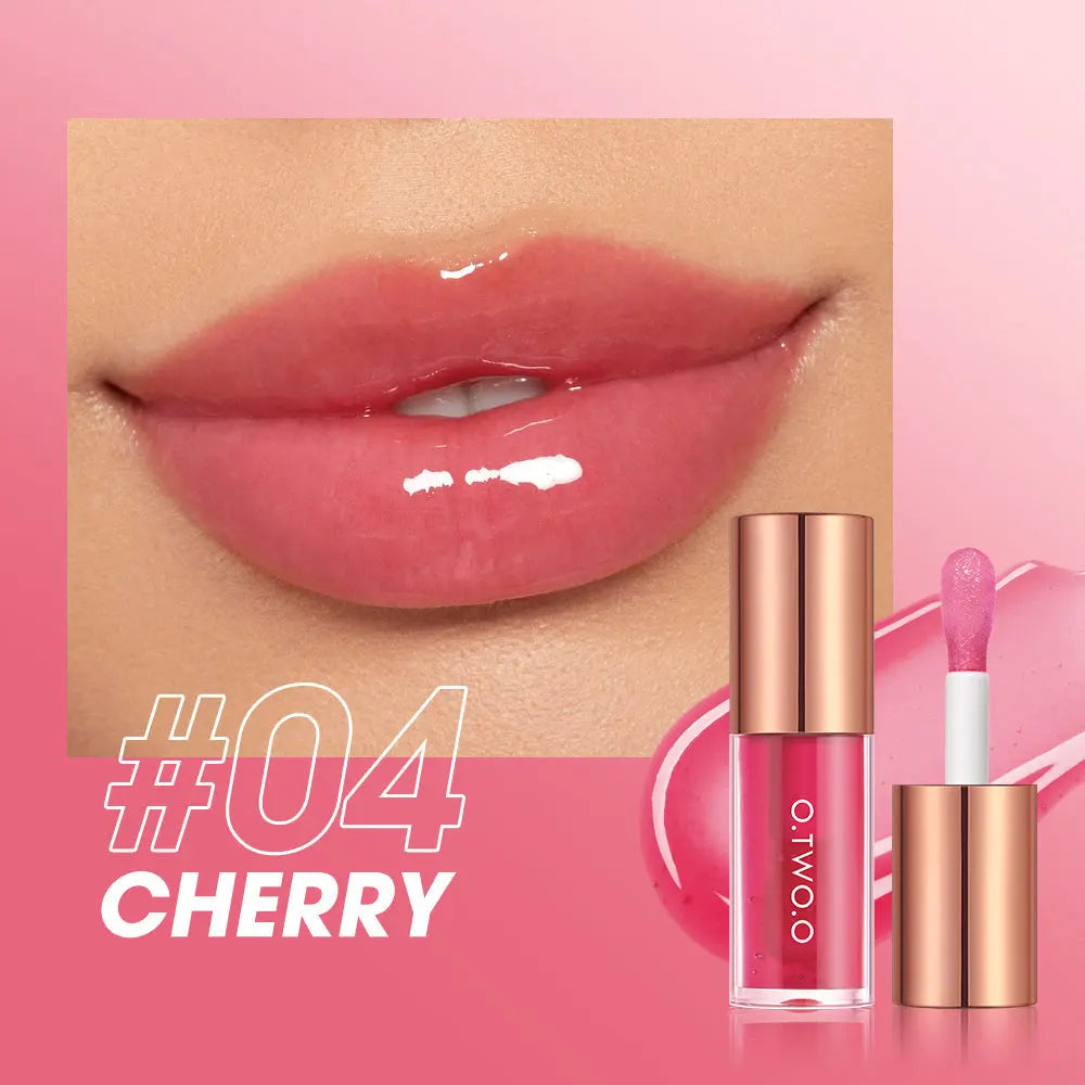 O.TWO.O Crystal Shiny Deeply Hydrates Repair Lip Oil For Dry Lips - O TWO O Cosmetics Qatar