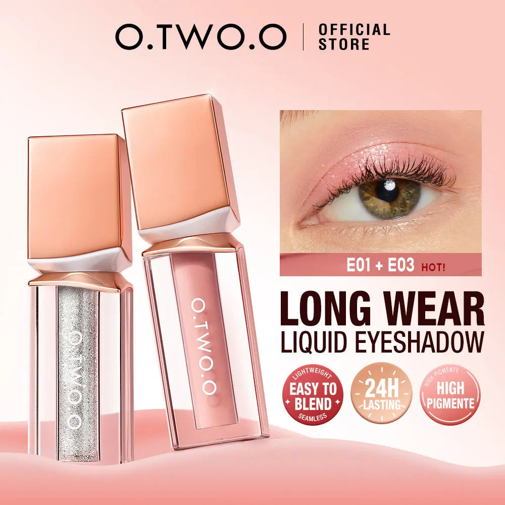 O.TWO.O Liquid Eyeshadow Matte Finish Glitter Eye Makeup - O TWO O Cosmetics Qatar