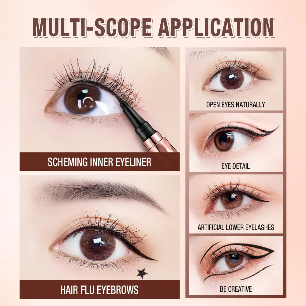 O.TWO.O Smooth and Long-Lasting Black Eyeliner - O TWO O Cosmetics Qatar