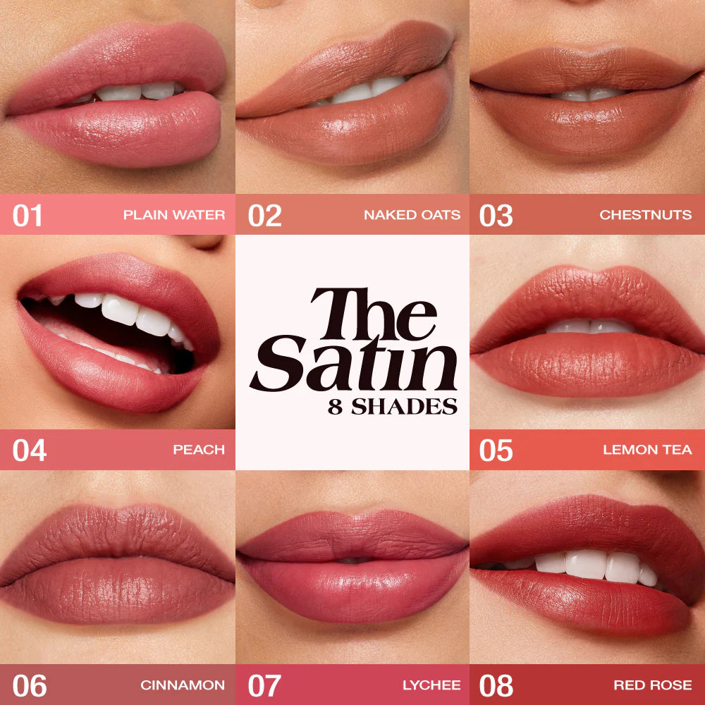 O.TWO.O New Satin Texture Lipstick Silky Extension High Pigment