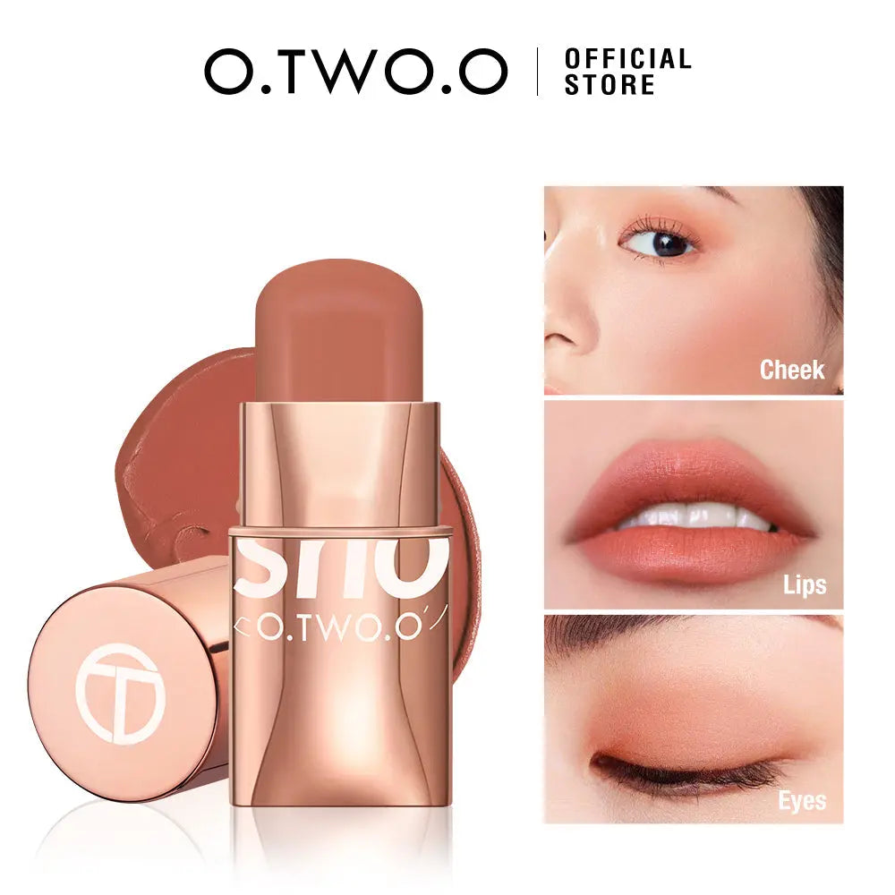 O.TWO.O New Arrival 8 Colors High Pigment Hot Sale Blush Stick - O TWO O Cosmetics Qatar