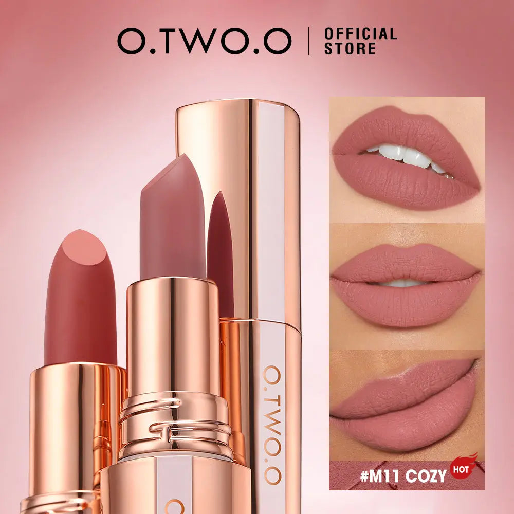 O.TWO.O Matte Finish Waterproof Long Wear Silky Lipstick Hot Sale in US - O TWO O Cosmetics Qatar
