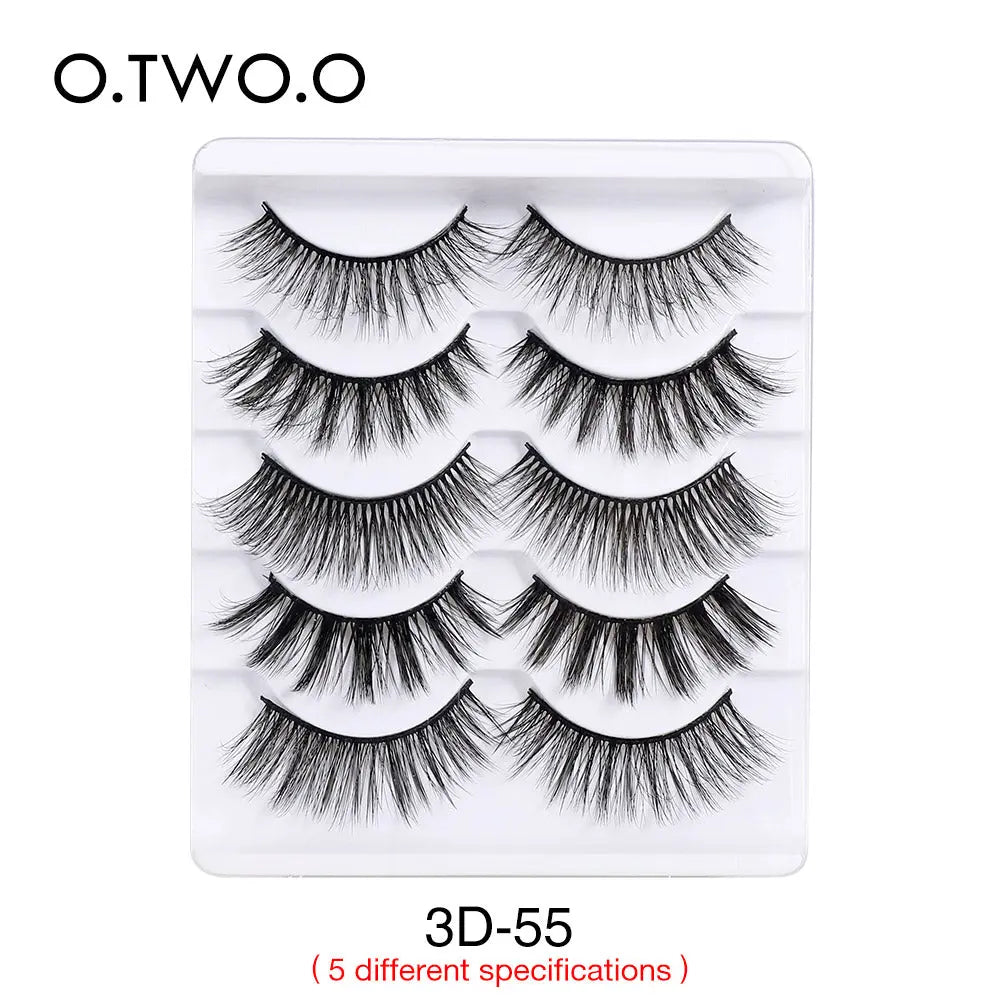 O.TWO.O 3D Eyelash Stem Faux Mink Eyelashes - O TWO O Cosmetics Qatar