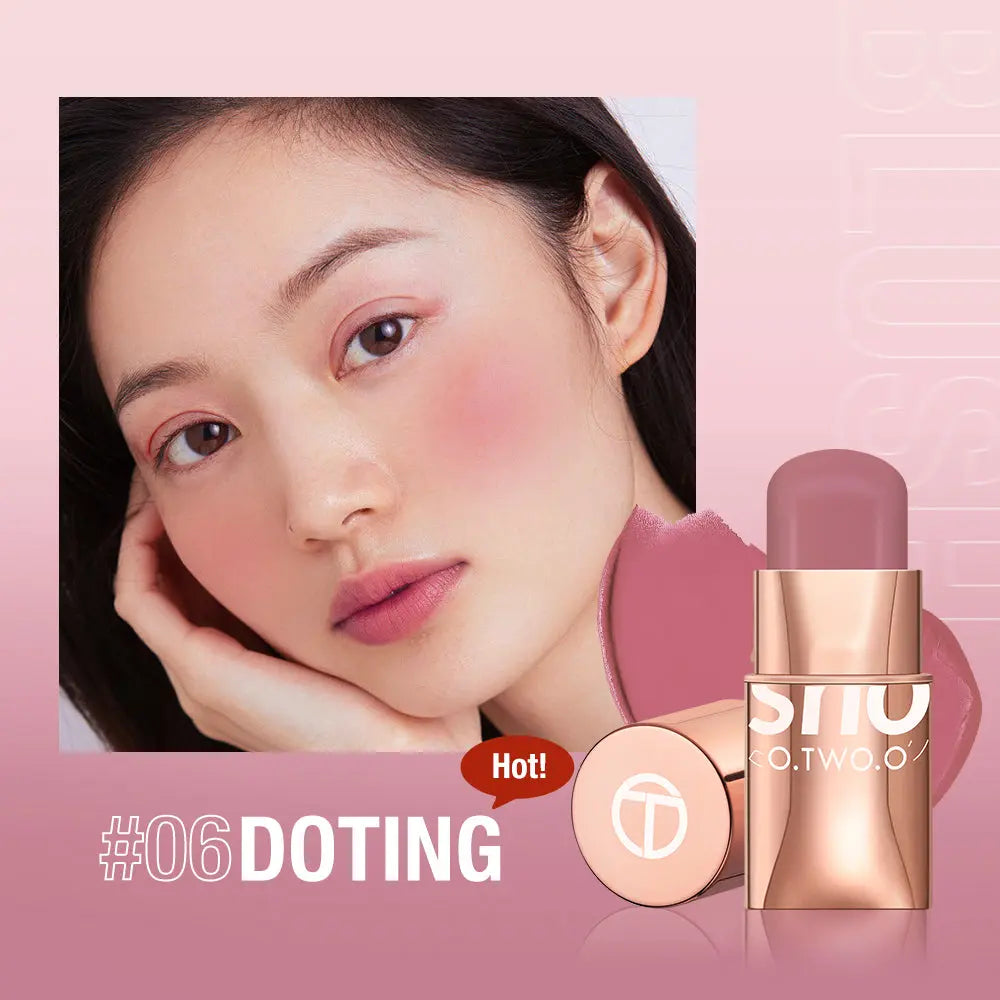 O.TWO.O New Arrival 8 Colors High Pigment Hot Sale Blush Stick - O TWO O Cosmetics Qatar