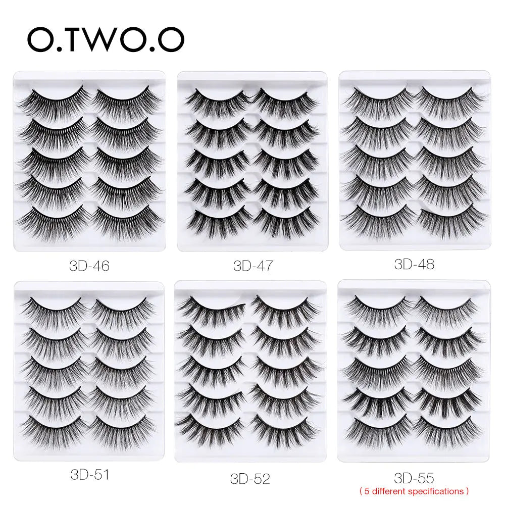 O.TWO.O 3D Eyelash Stem Faux Mink Eyelashes - O TWO O Cosmetics Qatar