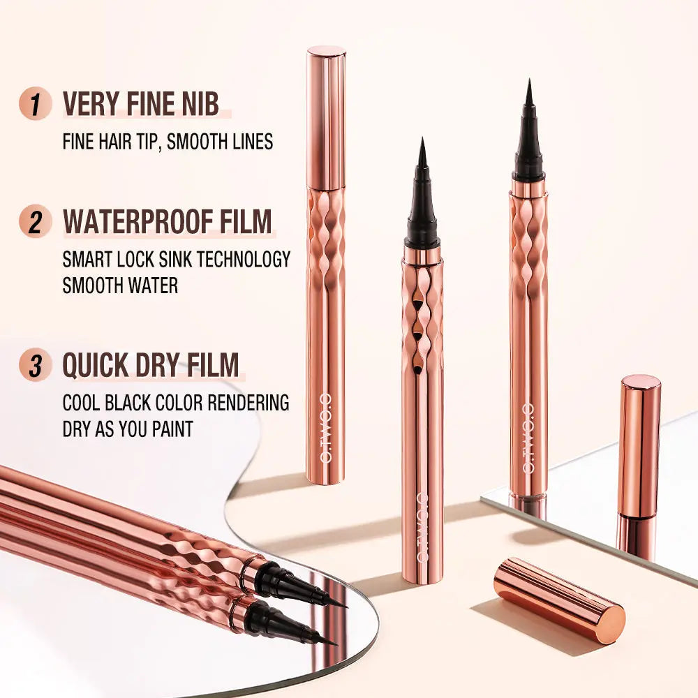 O.TWO.O Smooth and Long-Lasting Black Eyeliner - O TWO O Cosmetics Qatar