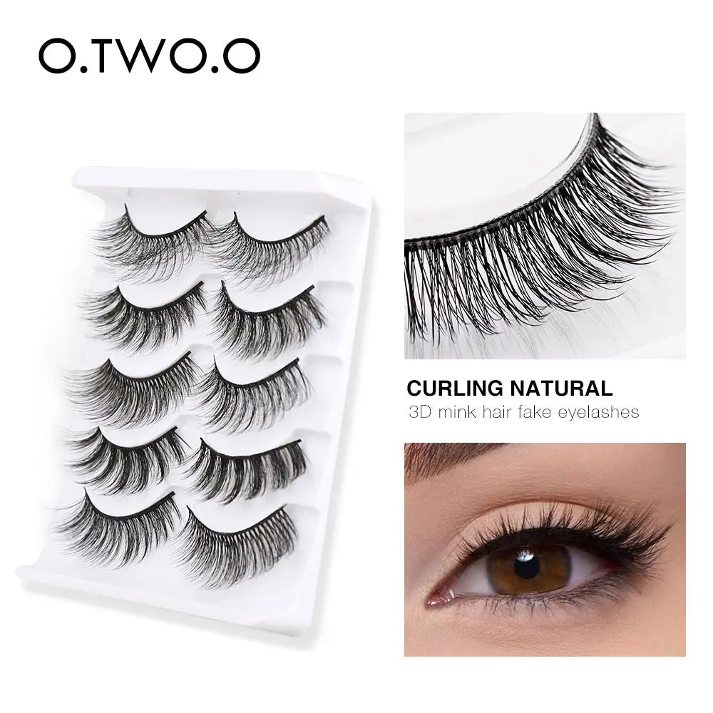O.TWO.O 3D Eyelash Stem Faux Mink Eyelashes - O TWO O Cosmetics Qatar