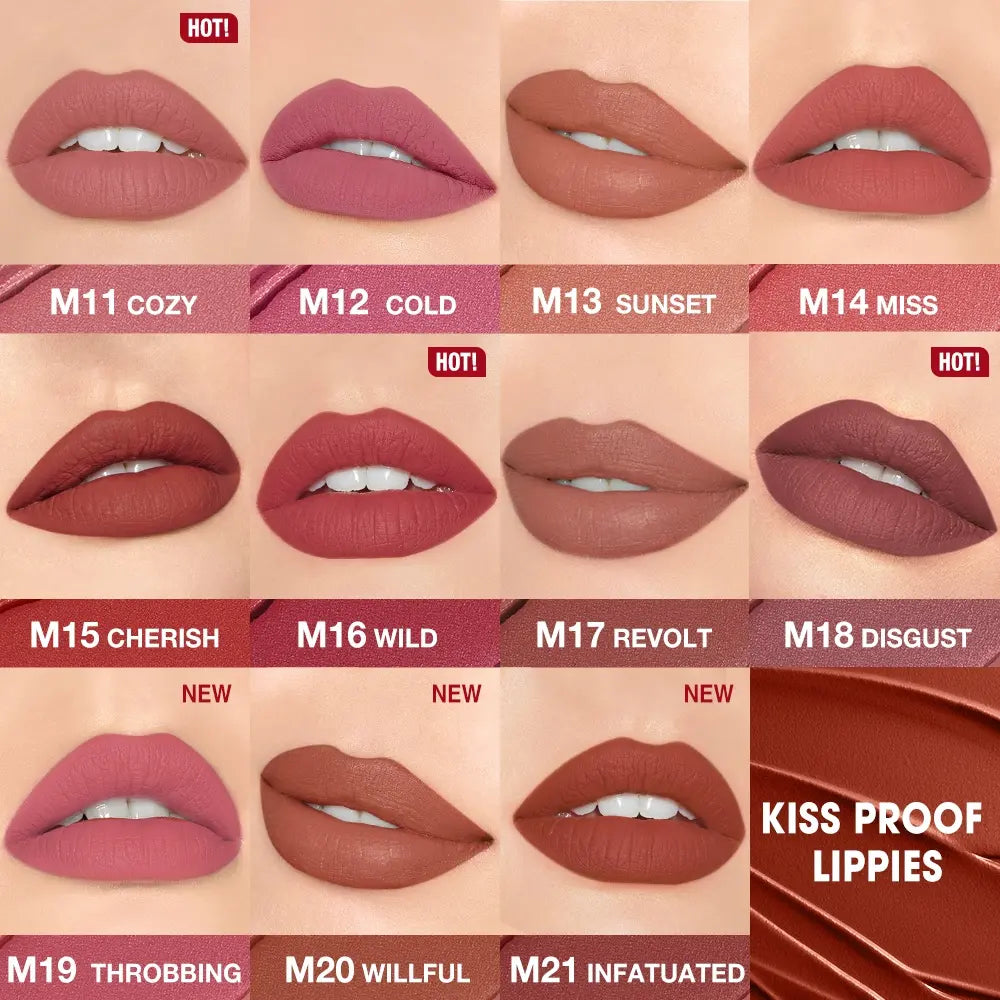 O.TWO.O Matte Finish Waterproof Long Wear Lipstick O.TWO.O