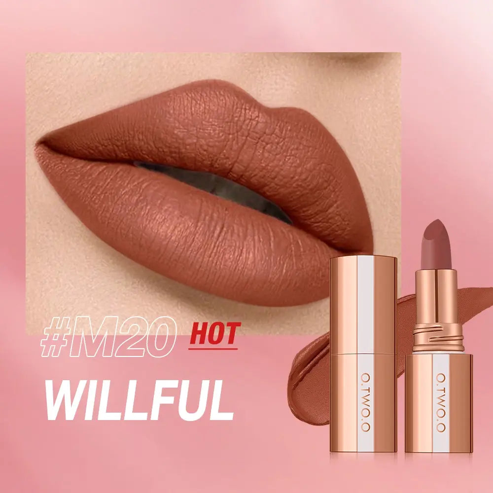 O.TWO.O Matte Finish Waterproof Long Wear Lipstick O.TWO.O