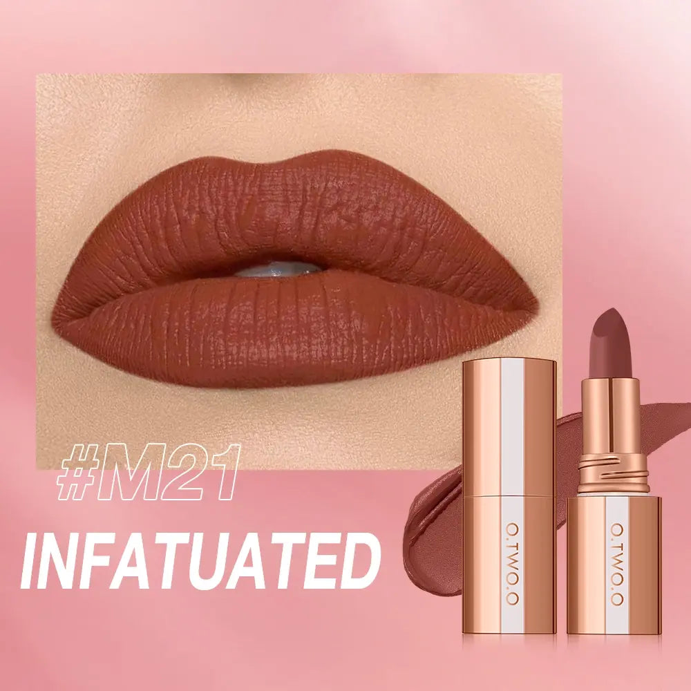 O.TWO.O Matte Finish Waterproof Long Wear Lipstick O.TWO.O