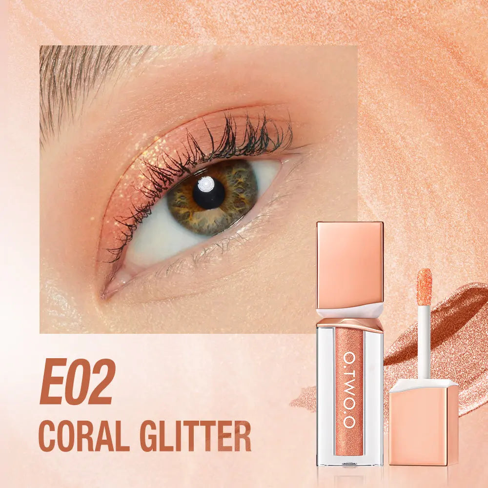 O.TWO.O Liquid Eyeshadow Matte Finish Glitter Eye Makeup - O TWO O Cosmetics Qatar