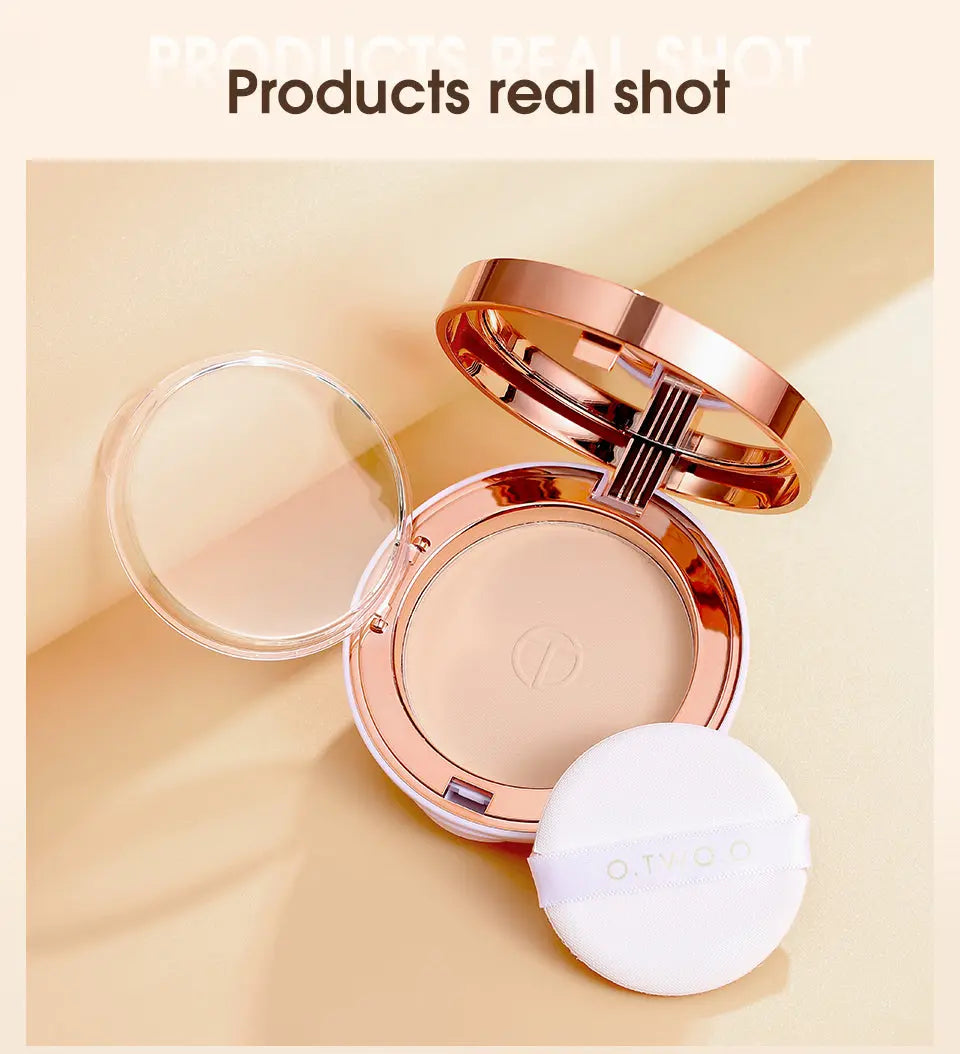 O.TWO.O New Arrival Matte and Silky White Case Pressed Setting Powder - O TWO O Cosmetics Qatar