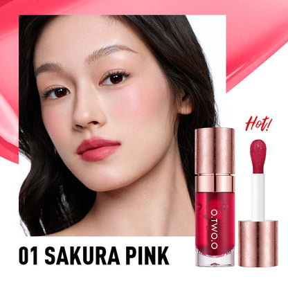 O.TWO.O Multi-Purpose High Pigment Lip Tint Long-Lasting Cheek Blush Liquid Gloss