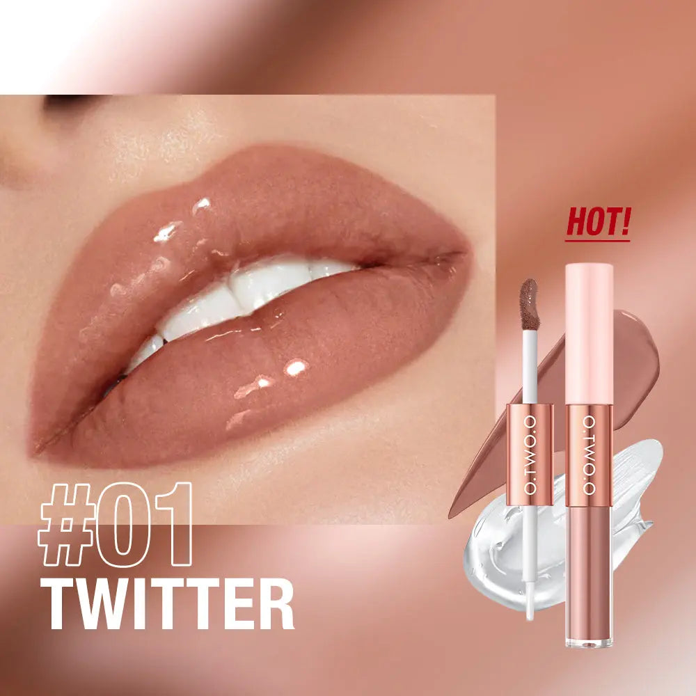 O TWO O 2 in 1 Candy Gloss X Lipstick - O TWO O Cosmetics Qatar