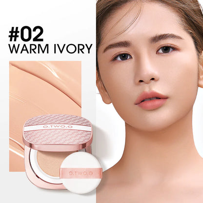 O.TWO.O BB Cushion Liquid Foundation Medium Coverage Moisturizing Brightening Oil-Control