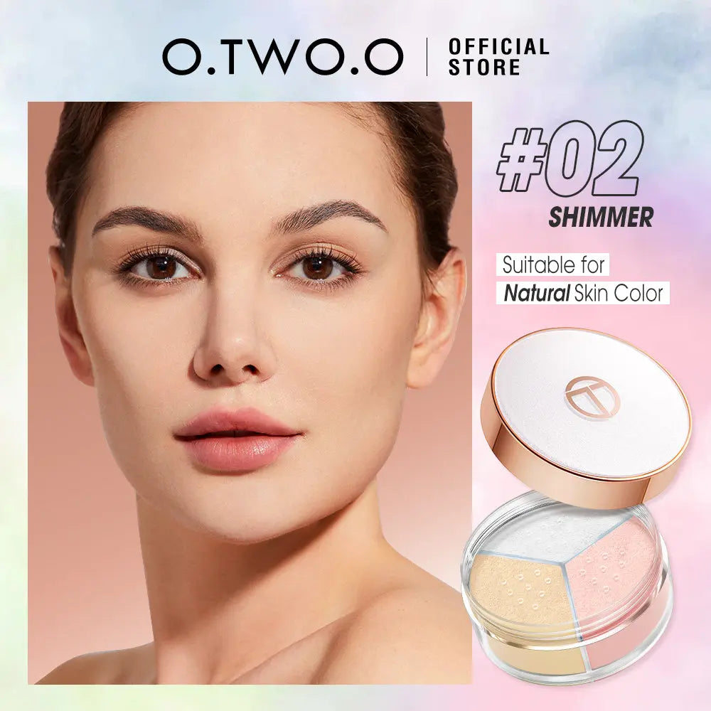 O.TWO.O Oil Control Makeup Loose Powder - O TWO O Cosmetics Qatar