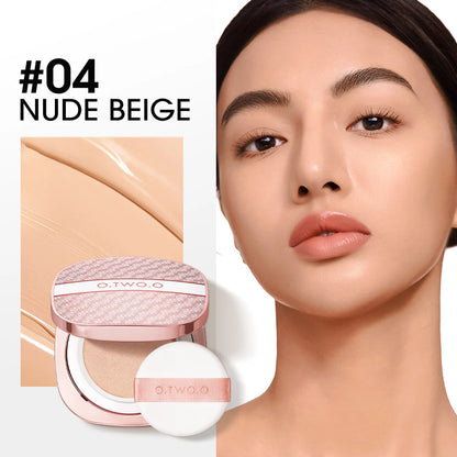 O.TWO.O BB Cushion Liquid Foundation Medium Coverage Moisturizing Brightening Oil-Control