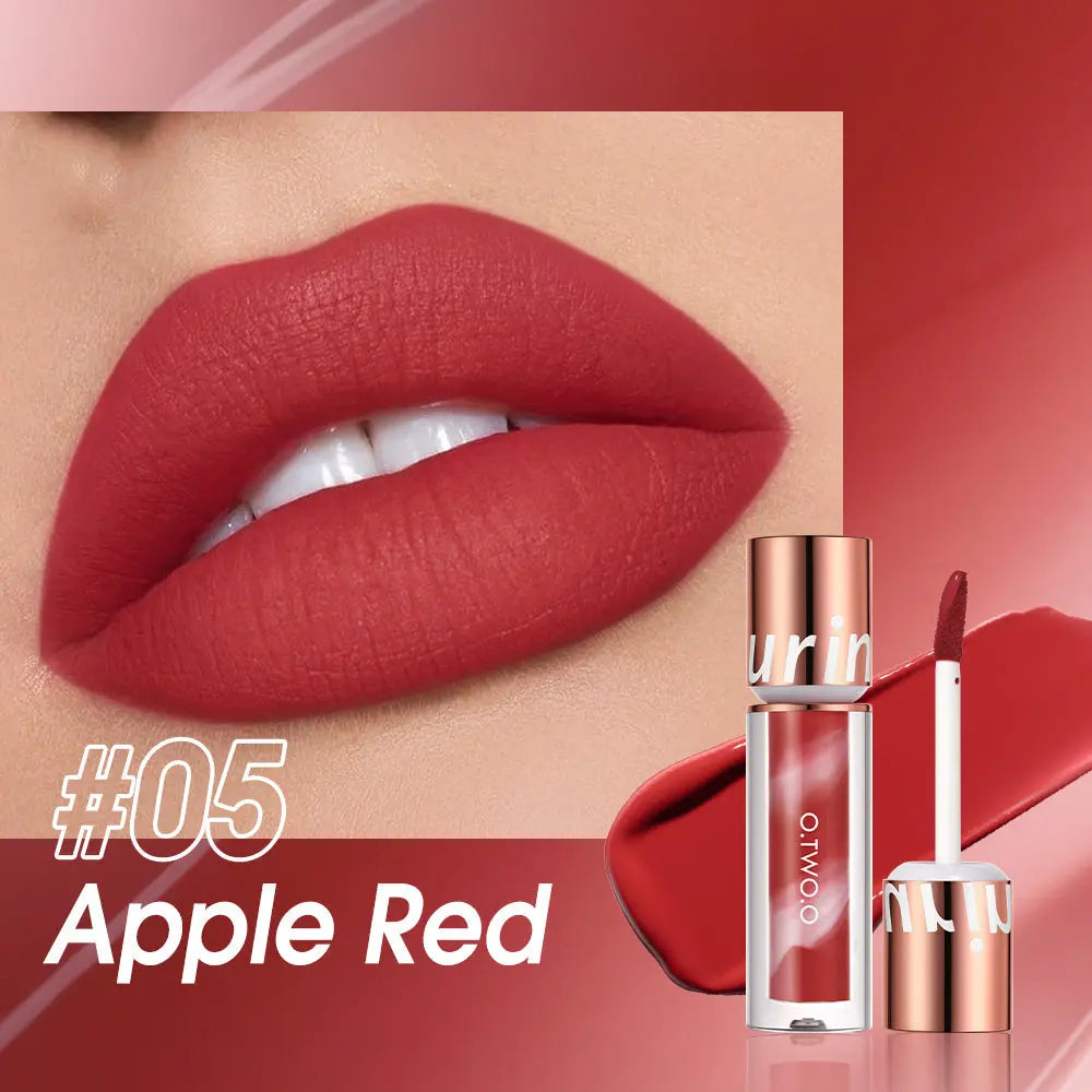 2023 O.TWO.O New Trending Lip Gloss Marbling Water Proof Matt Finish Lip Stick - O TWO O Cosmetics Qatar