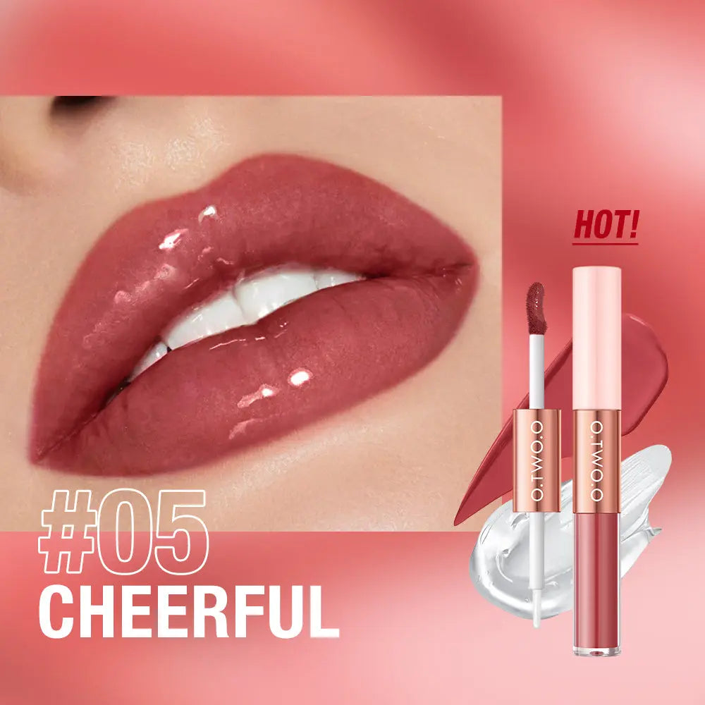 O TWO O 2 in 1 Candy Gloss X Lipstick - O TWO O Cosmetics Qatar