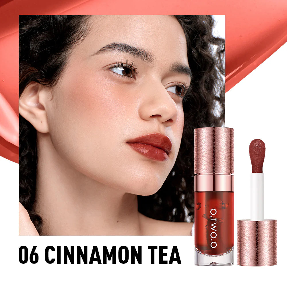 O.TWO.O Multi-Purpose High Pigment Lip Tint Long-Lasting Cheek Blush Liquid Gloss