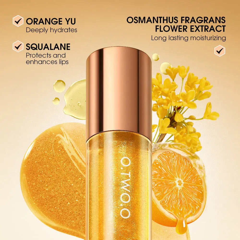 O.TWO.O Crystal Shiny Deeply Hydrates Repair Lip Oil For Dry Lips - O TWO O Cosmetics Qatar