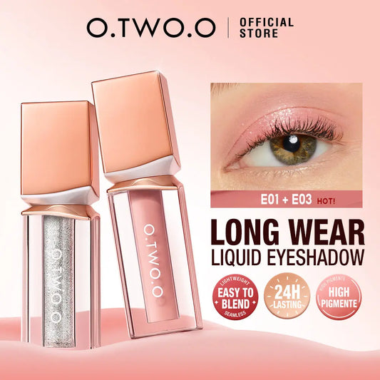 O.TWO.O Liquid Eyeshadow Matte Finish Glitter Eye Makeup - O TWO O Cosmetics Qatar