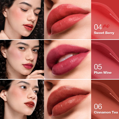 O.TWO.O Multi-Purpose High Pigment Lip Tint Long-Lasting Cheek Blush Liquid Gloss