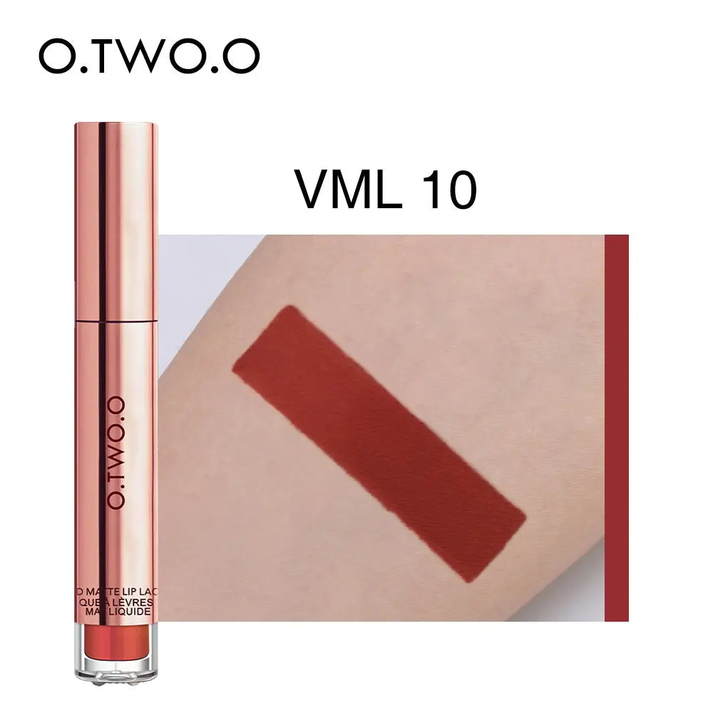 O.TWO.O Velvet Matte Liquid Lipstick Copper Packing - O TWO O Cosmetics Qatar