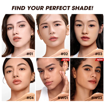 O.TWO.O BB Cushion Liquid Foundation Medium Coverage Moisturizing Brightening Oil-Control