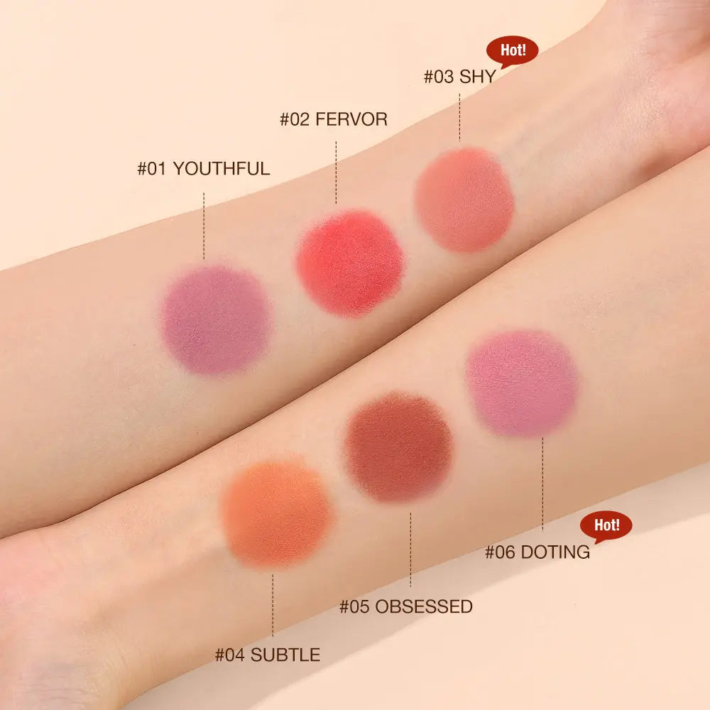 O.TWO.O New Arrival 8 Colors High Pigment Hot Sale Blush Stick - O TWO O Cosmetics Qatar