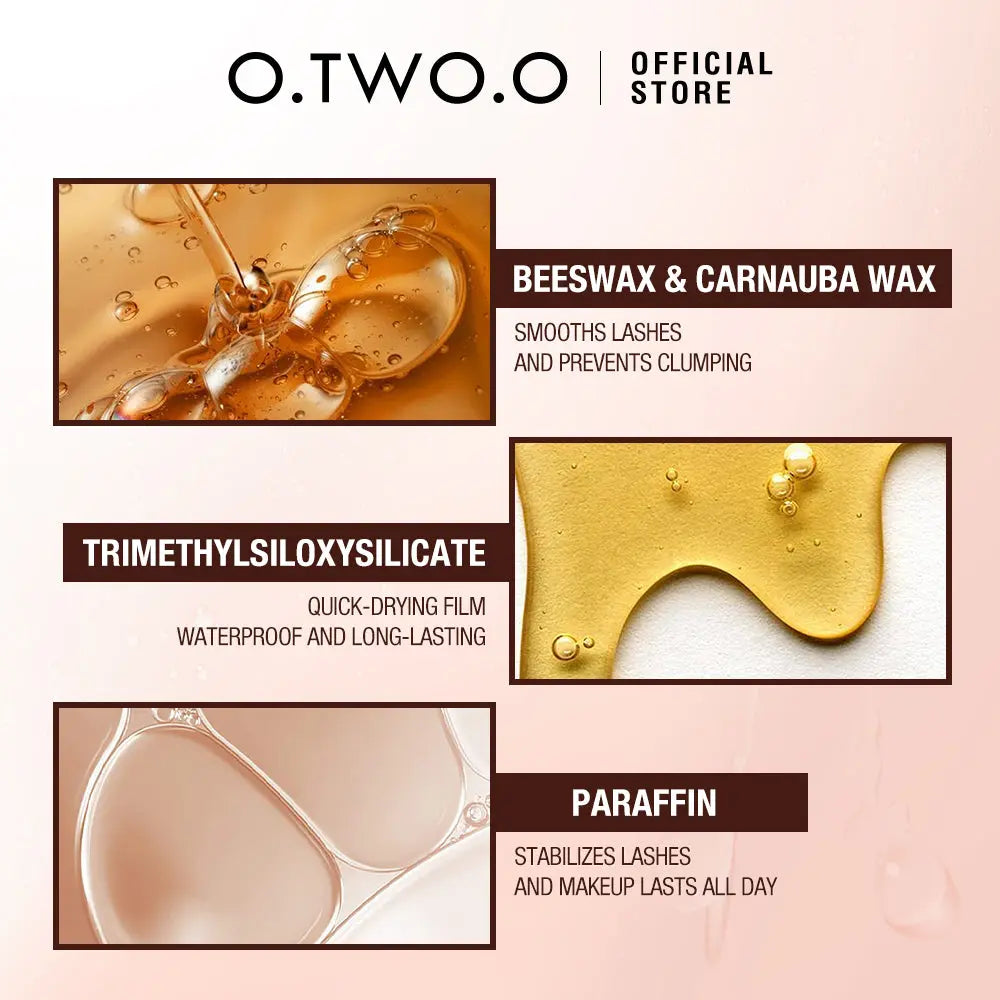 O.TWO.O Super Stay Long Lasting Waterproof Black Mascara - O TWO O Cosmetics Qatar