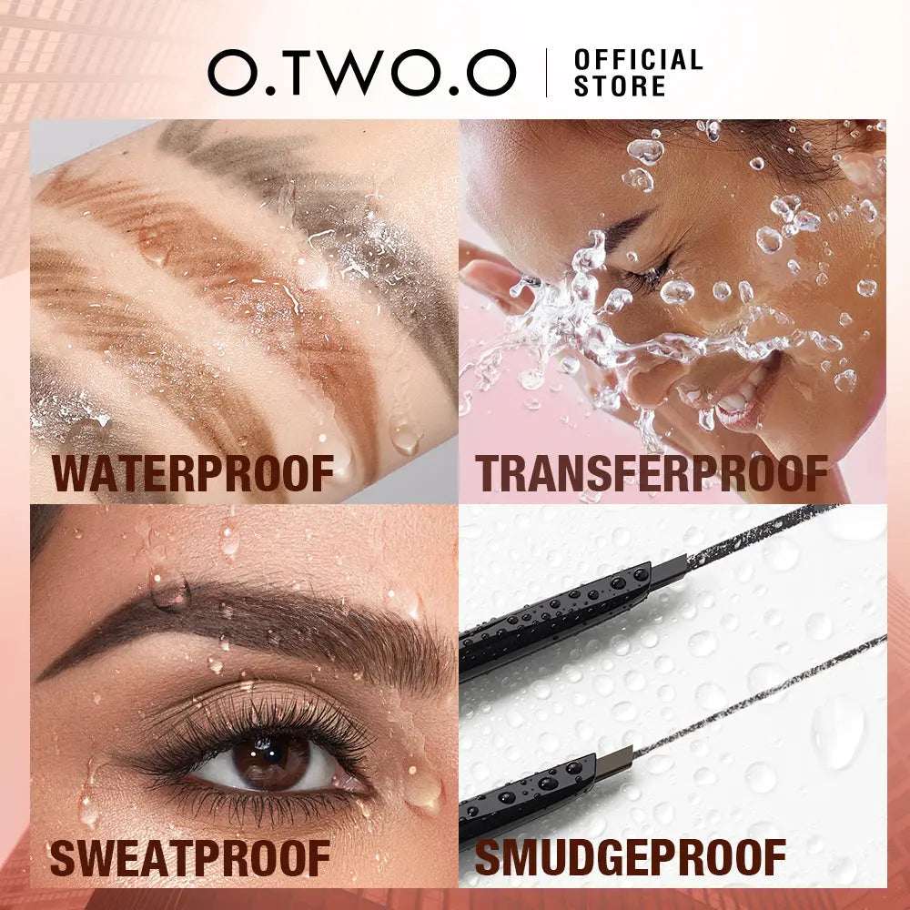 O.TWO.O 3 IN 1 Eyebrow Pen with Eyebrow scraper, brush, eyebrow pencil - O TWO O Cosmetics Qatar