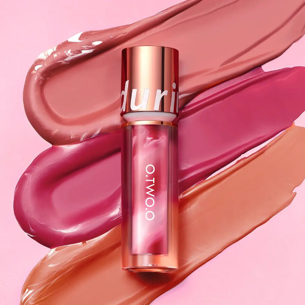 2023 O.TWO.O New Trending Lip Gloss Marbling Water Proof Matt Finish Lip Stick - O TWO O Cosmetics Qatar