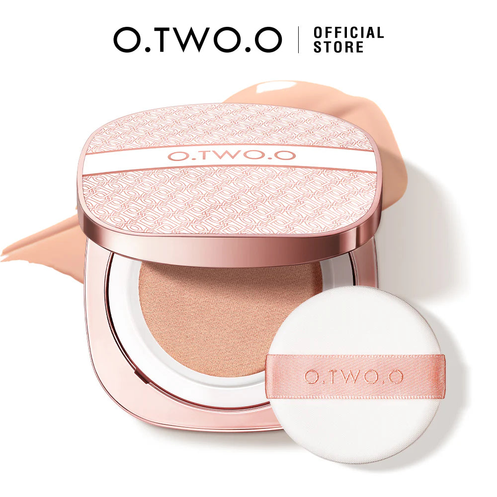 O.TWO.O BB Cushion Liquid Foundation Medium Coverage Moisturizing Brightening Oil-Control