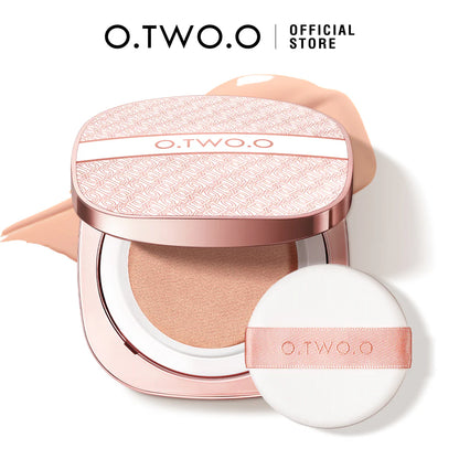 O.TWO.O BB Cushion Liquid Foundation Medium Coverage Moisturizing Brightening Oil-Control