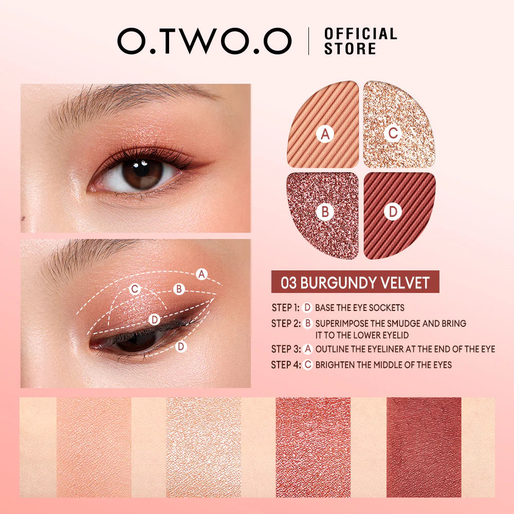 O.TWO.O 4 Colors Eyeshadow