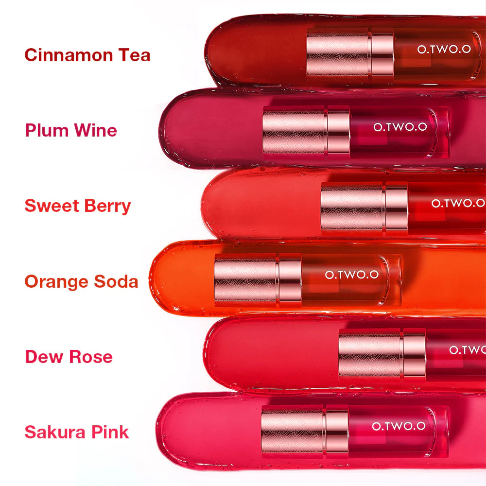 O.TWO.O Multi-Purpose High Pigment Lip Tint Long-Lasting Cheek Blush Liquid Gloss