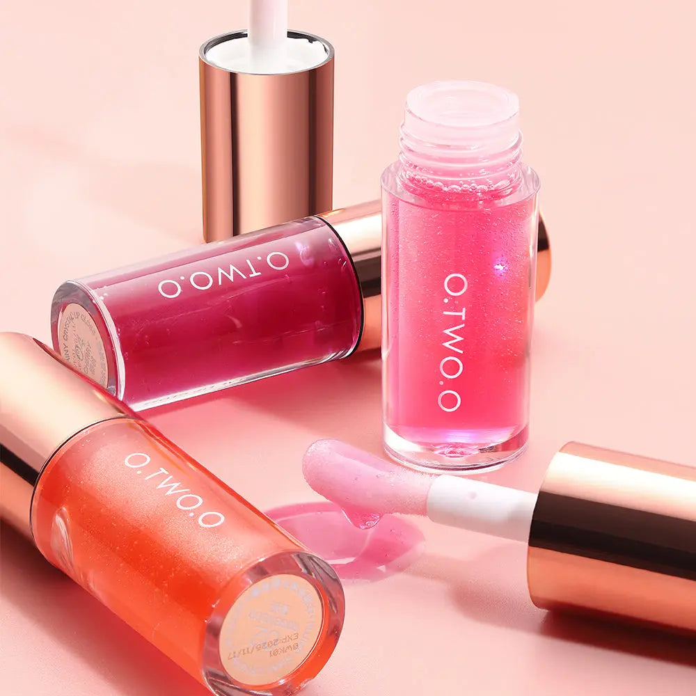 O.TWO.O Crystal Shiny Deeply Hydrates Repair Lip Oil For Dry Lips - O TWO O Cosmetics Qatar