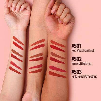 O.TWO.O 2-in-1 Lip Glaze Set – Shine, Color & Care in One