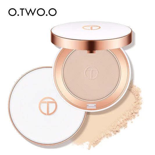 O.TWO.O New Arrival Matte and Silky White Case Pressed Setting Powder - O TWO O Cosmetics Qatar