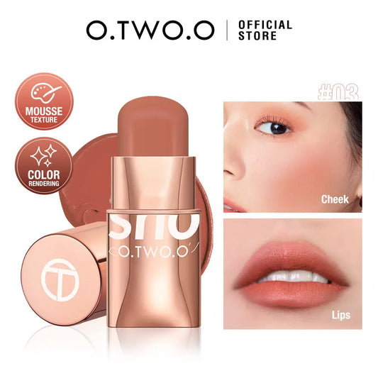 O.TWO.O New Arrival 8 Colors High Pigment Hot Sale Blush Stick - O TWO O Cosmetics Qatar