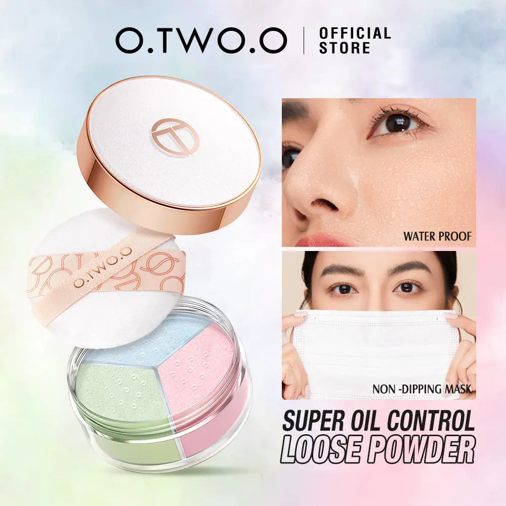 O.TWO.O Oil Control Makeup Loose Powder - O TWO O Cosmetics Qatar