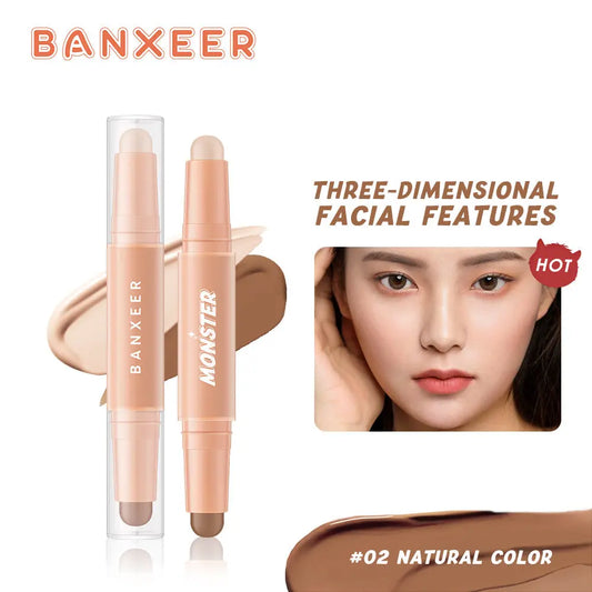 Banxeer Contour Stick 4 Color 2 IN 1 Bronzer Stick Face Shading Stick - O TWO O Cosmetics Qatar