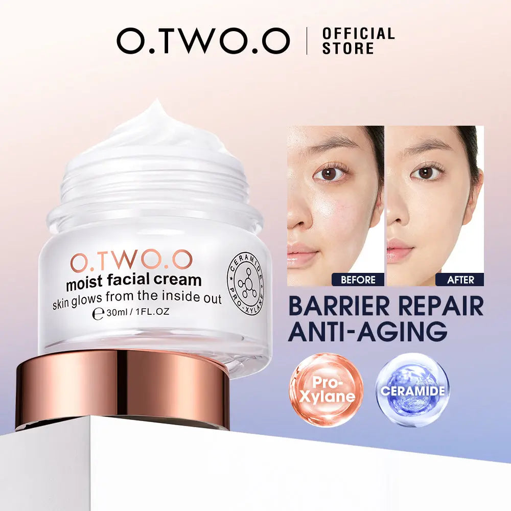 O.TWO.O Skin Care Day Cream Moist Facial Cream Moisturizing Refreshing Day Cream - O TWO O Cosmetics Qatar