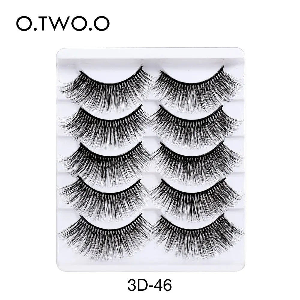 O.TWO.O 3D Eyelash Stem Faux Mink Eyelashes - O TWO O Cosmetics Qatar