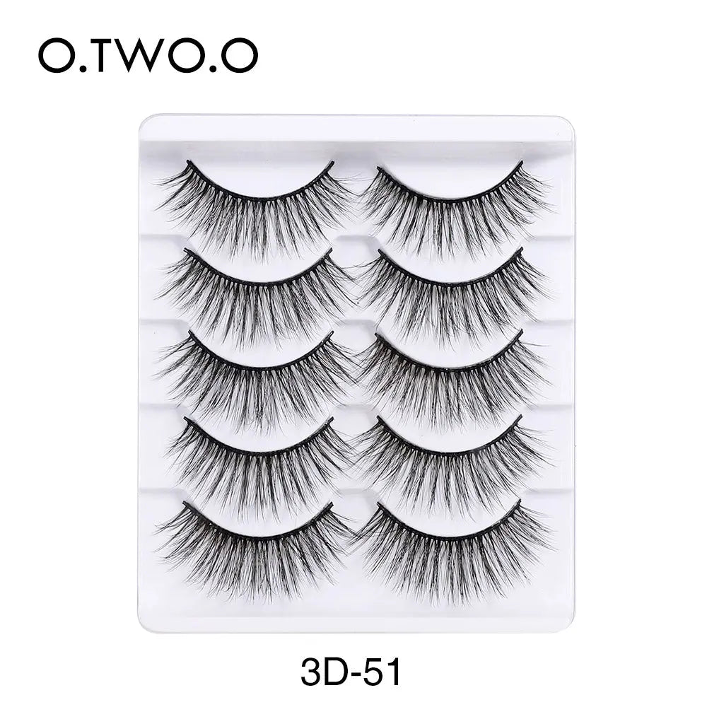 O.TWO.O 3D Eyelash Stem Faux Mink Eyelashes - O TWO O Cosmetics Qatar