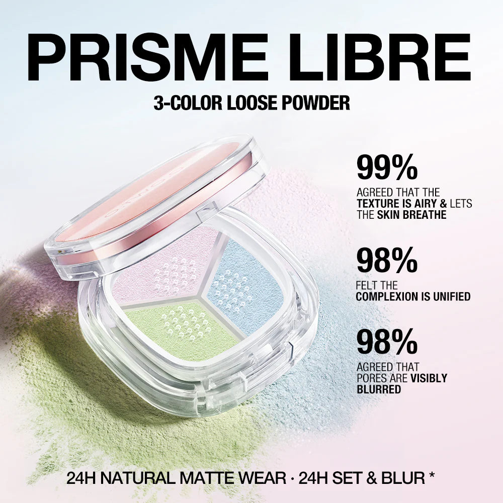 O.TWO.O High Quality Long Lasting Oil Control Loose Setting Powder 3-in-1 Delicate Lightweight