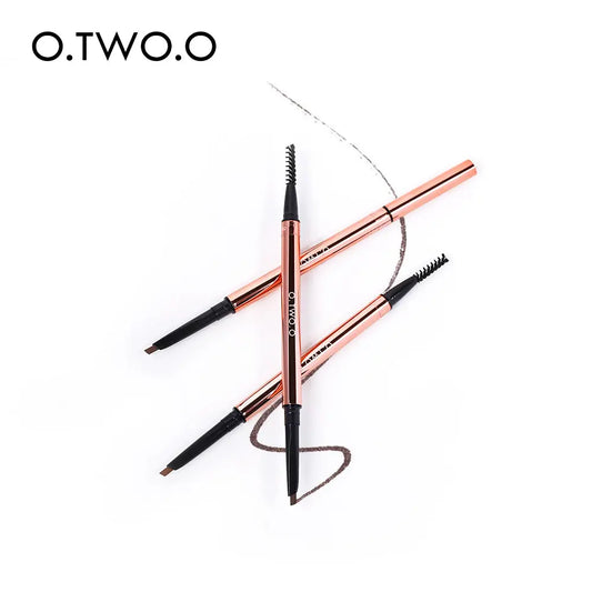 O.TWO.O High Quality Waterproof Precise Brow Definer 6 Colors Fine Triangle Eyebrow Pencil - O TWO O Cosmetics Qatar