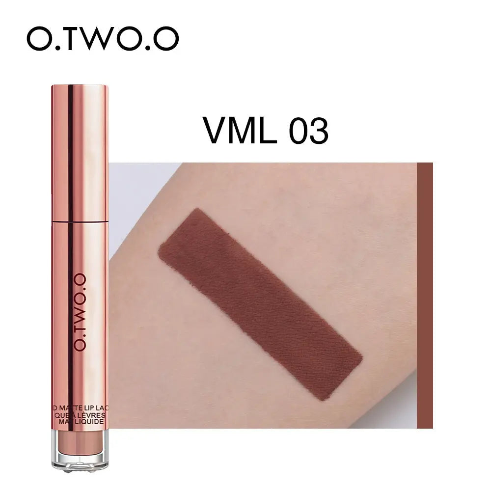 O.TWO.O Velvet Matte Liquid Lipstick Copper Packing - O TWO O Cosmetics Qatar