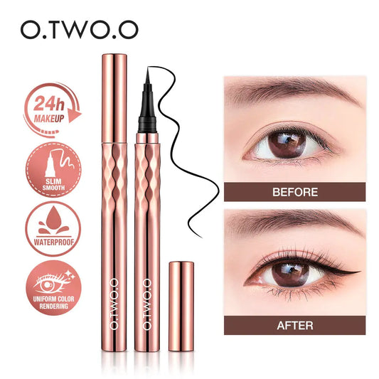 O.TWO.O Smooth and Long-Lasting Black Eyeliner - O TWO O Cosmetics Qatar